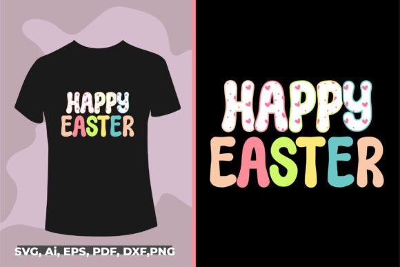 Download Happy Easter Typography T-shirt Design - Design Collection