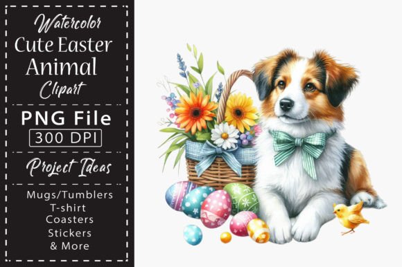 Download Watercolor Cute Easter Animal Clipart - Clipart Collection