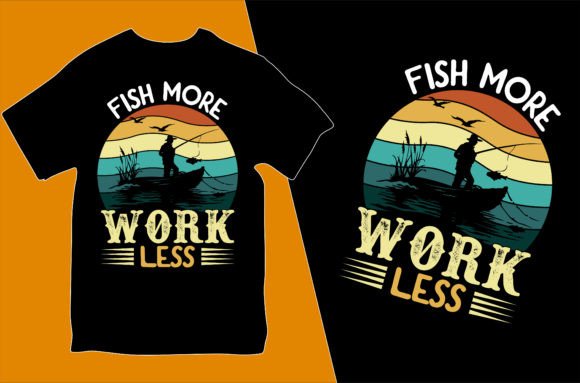 Download Fishing Retro Vintage Tshirt Design - Design Collection
