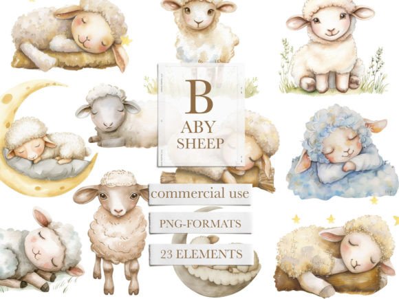 Download Watercolor Sheep Clipart, Lamb Png - Clipart Collection