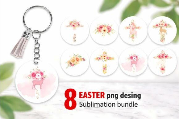 Download 8 Easter PNG Sublimation Bundle – Floral - Sublimation Collection