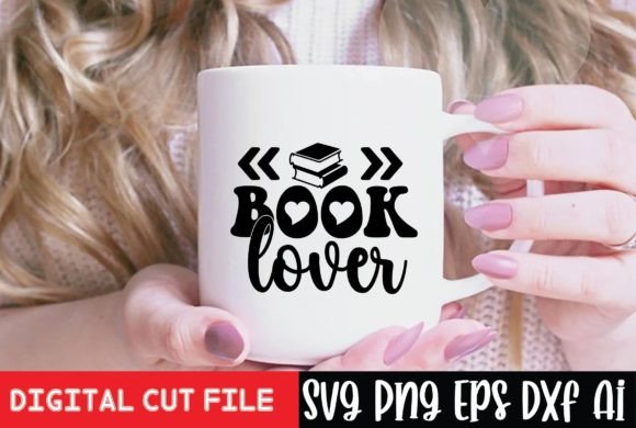Download Book Lover SVG Design - Design Collection