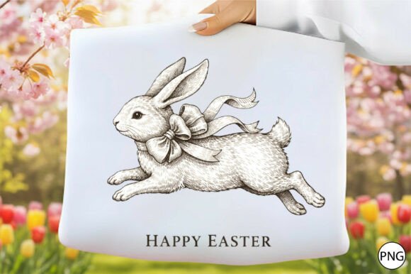 Download Happy Easter Bunny PNG EPS SVG Clipart - Clipart Collection