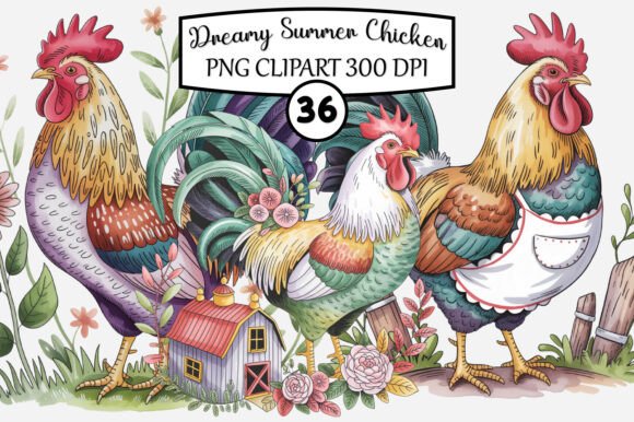 Download Dreamy Summer Chicken Barn Clipart - Clipart Collection