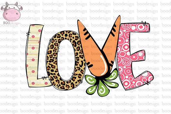 Download Love Carot Easter Sublimation Print - Sublimation Collection