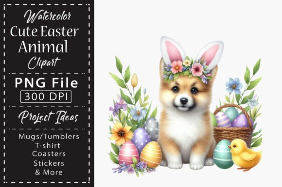 Download Watercolor Cute Easter Animal Clipart - Clipart Collection