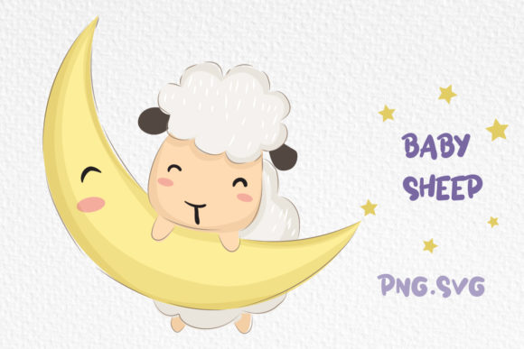 Download Cute Baby Sheep Clipart - Clipart Collection