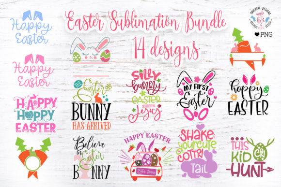 Download Easter Sublimation Bundle - 14 Designs - Sublimation Collection