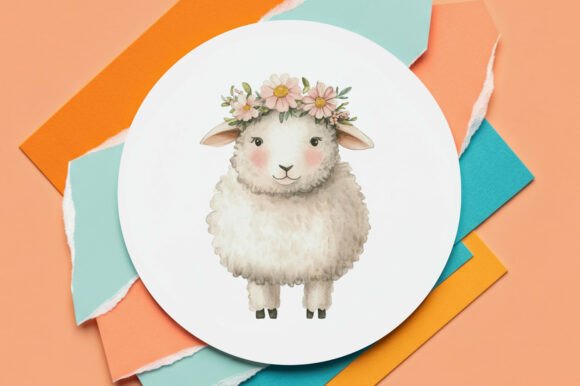 Download Watercolor Sheep Clipart - Clipart Collection