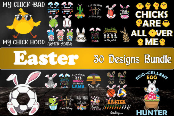 Download Easter Bundle SVG Part 1 30 Designs - Design Collection