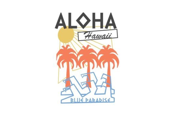 Download Aloha Hawaii Vintage T-shirt Design - Design Collection