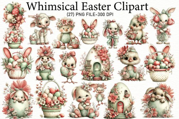 Download Whimsical Easter Clipart - Clipart Collection