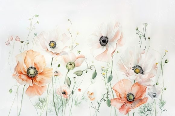 Download Delicate Watercolor Flowers - Premium Bundle